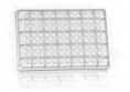 4TI-LB0109 96 Round Deep Well Storage Microplate, for magnetic separators, low binding, 1.0ml round wells, V-shaped bottom, clear PP ( 50 pcs/pkg )